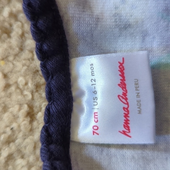 Hanna Andersson Navy Colorful Ladybug Play Dress Babydoll Style Adorable 6-12 M - Picture 4 of 5